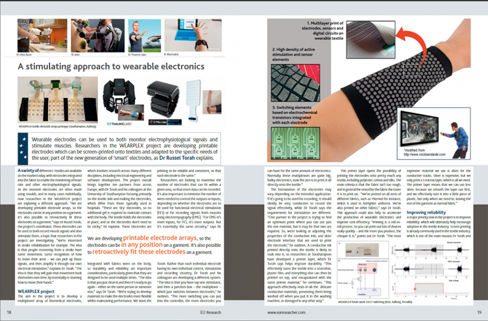 WEARPLEX project EU researcher article WEARPLEX project EU researcher article